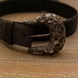 Lowest !!! Angela Cummings Sterling Belt Buckle and Belt